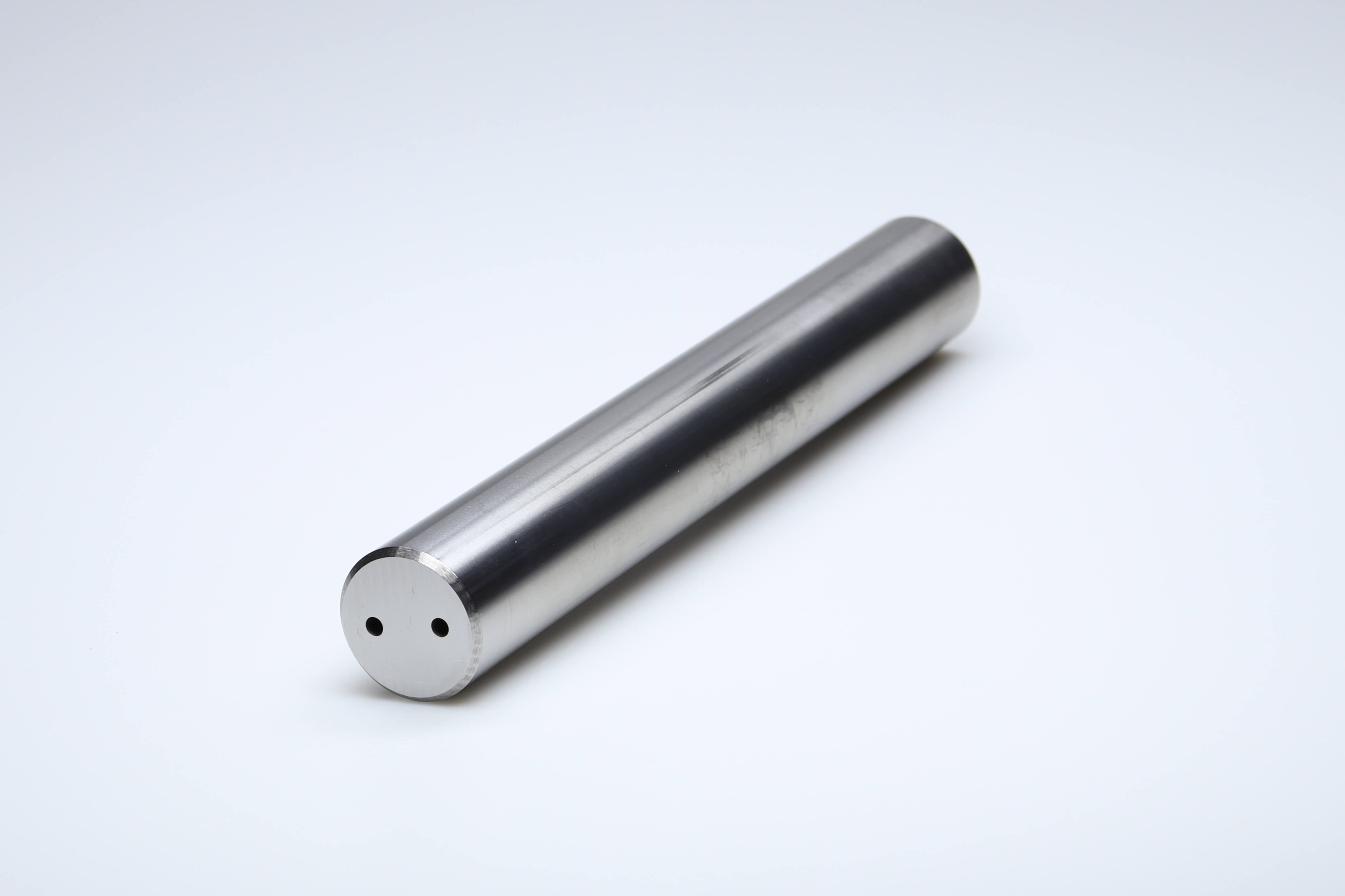 Carbide rod with 2 coolant holes