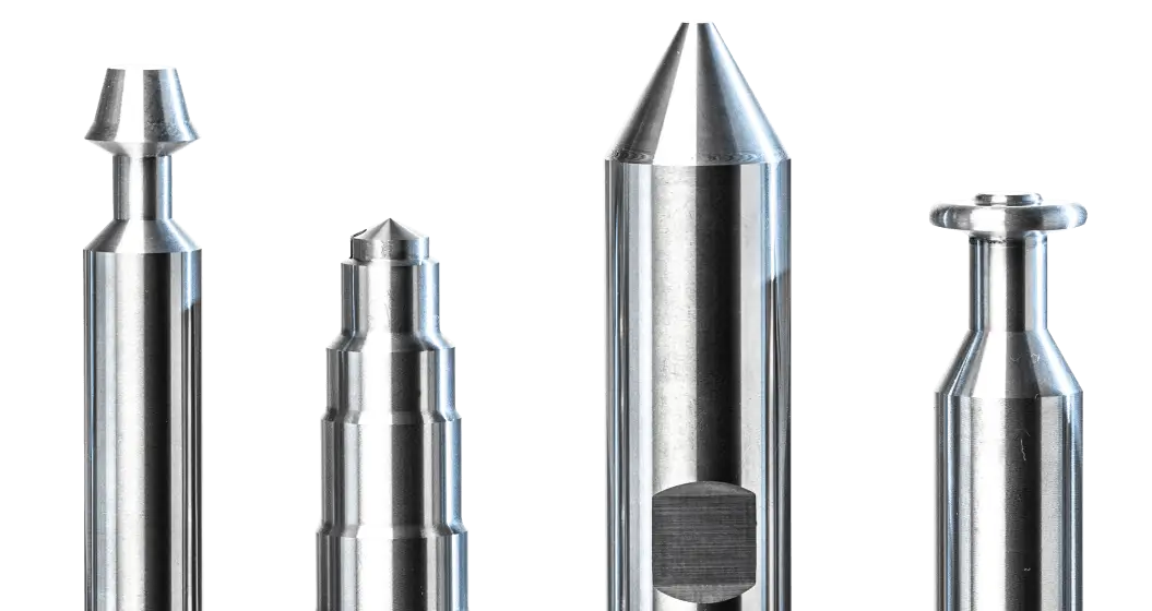 Voorbeelden rondgeslepen staven