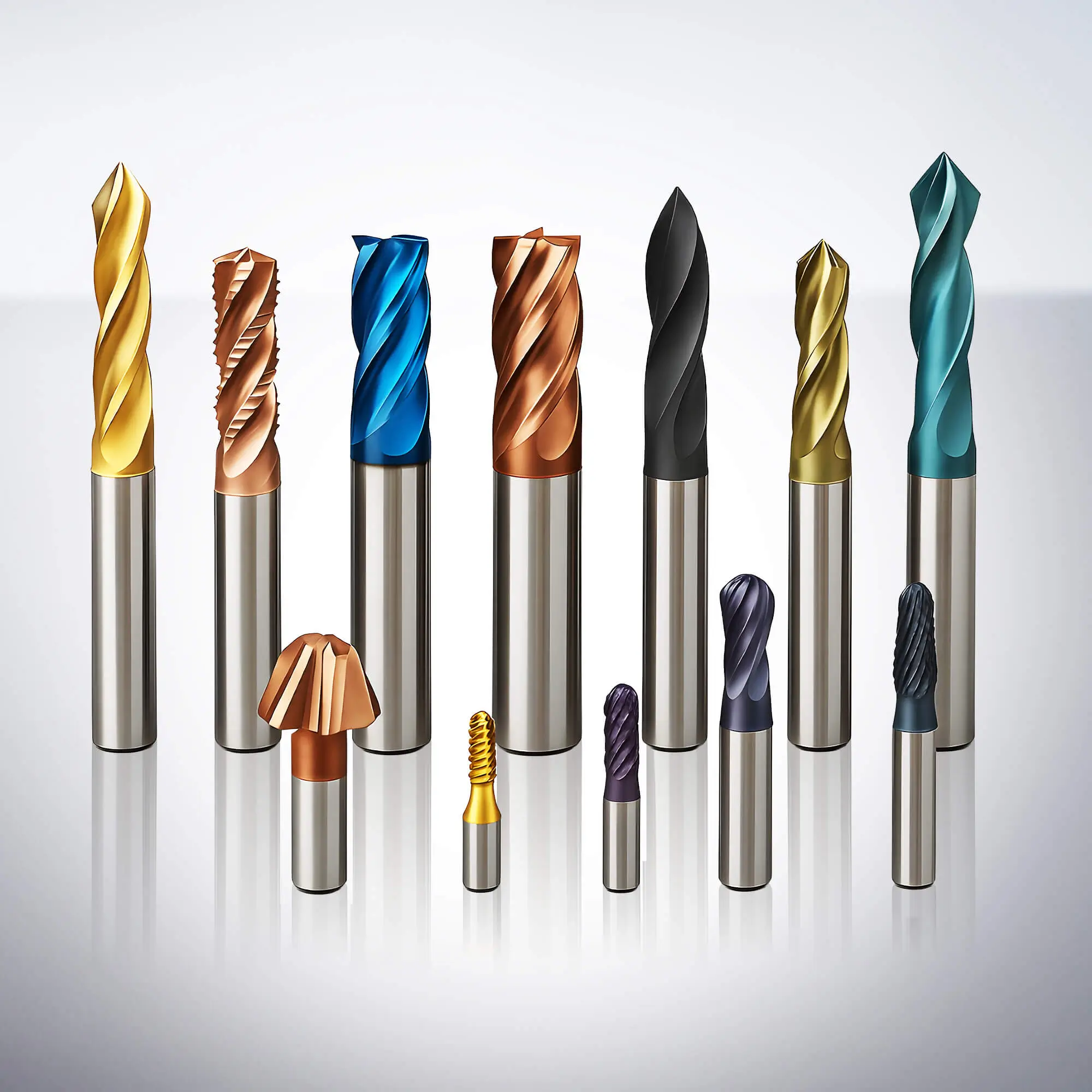 Hardemetalen gereedschappen met coating