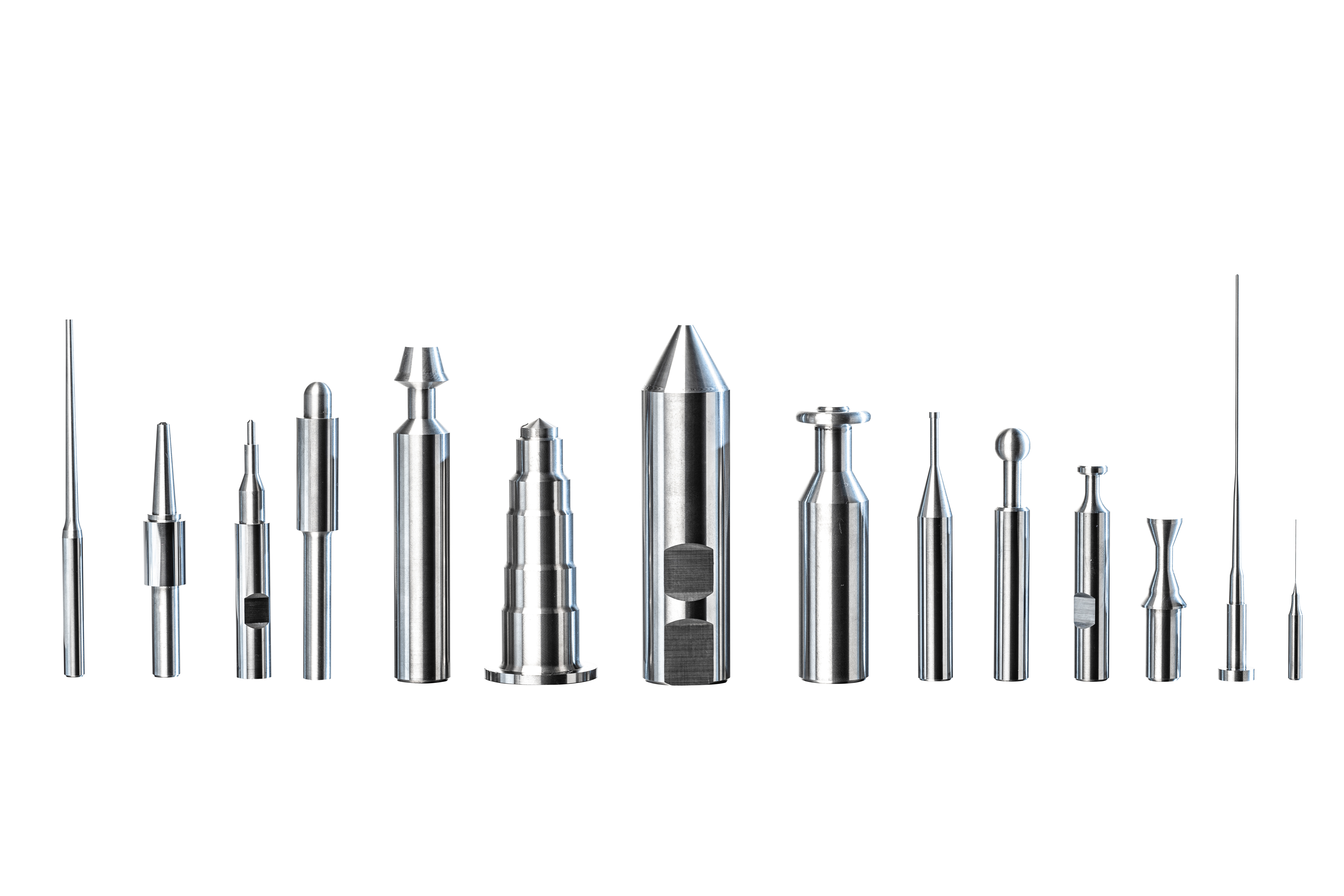 Rondgeslepen hardmetalen staven