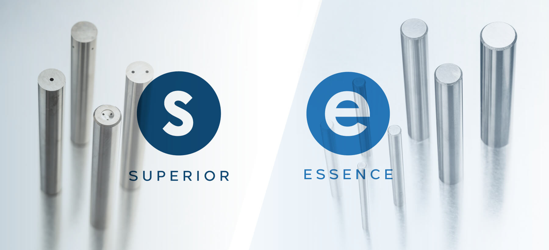 Diverse hardmetalen staven uit ons Superior- en Essence lijn